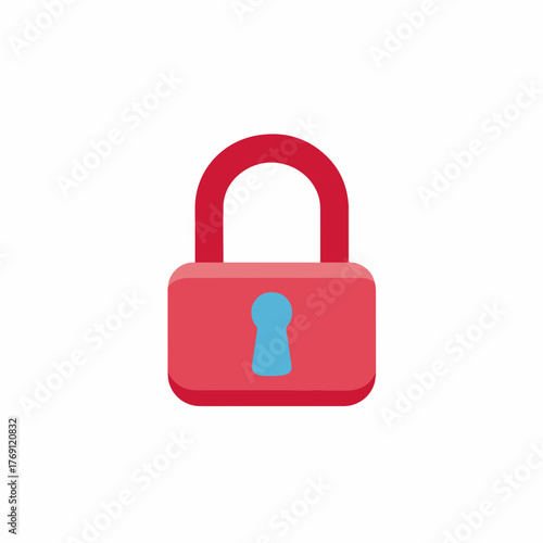 Secure Unlocking Flat Icon in Vector Style