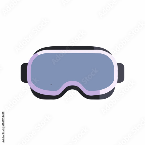 Wallpaper Mural Virtual Reality Headset Bold Icon Design Torontodigital.ca