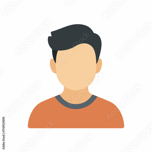 User Avatar Flat Vector Icon Design