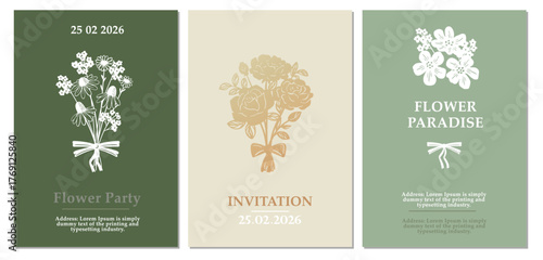 Beautiful flowers creative card template with beautiful flourishes ornament elements. Elegant design for corporate identity, invitation, book covers. Design of background products.