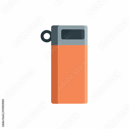 Whistle Icon in Flat Design Style