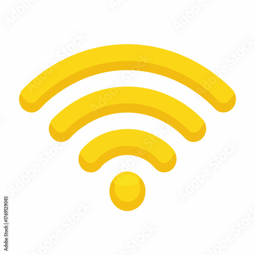 Minimalist WiFi Signal Vector Icon