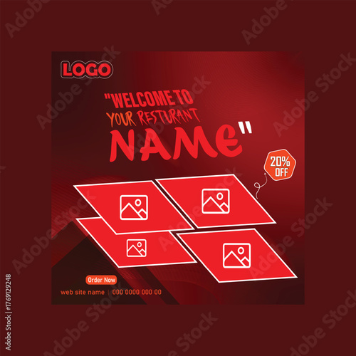 Today’s Special Food Menu Poster and Restaurant Flyer Banner Design Template, Restaurant Food Flyer and Banner Design Template, Modern Restaurant Menu Poster for Cafe and Food Promotion,Fast Food Rest