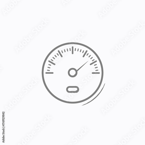Gauge indicating a measurement with precision