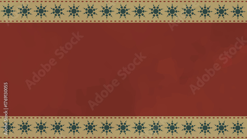 クリスマスカラーの背景イラスト