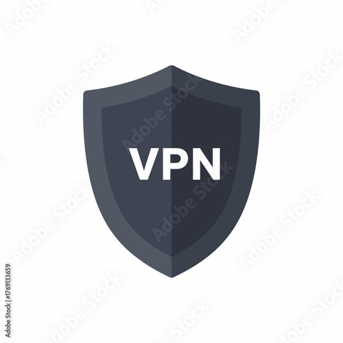 VPN shield protecting network safety