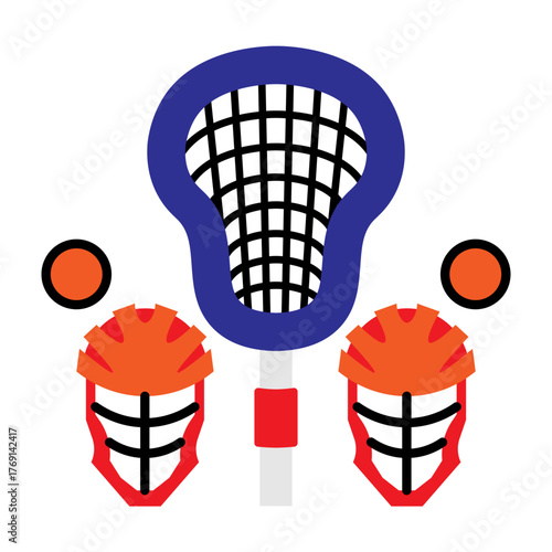 Lacrosse Illustration