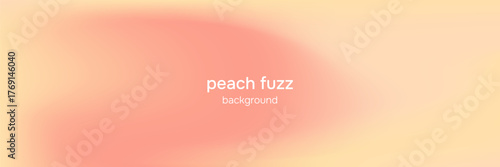 Peach fuzz gradient. Nude soft background. Vector