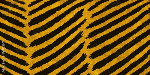 Striking tiger fur texture background with a seamless wild cat pattern and realistic animal print design