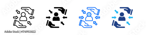 Customer Acquisition Icon Set Multiple Style Collection