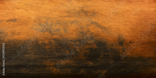 A textured, dark brown old paper background with grunge and aged rusty surface pattern makes a vintage dirty backdrop