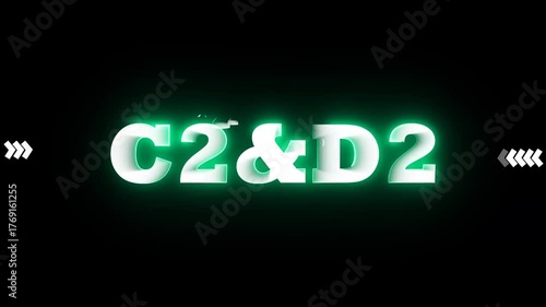 Text code animation with number countdown