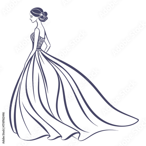 girl in a white dress