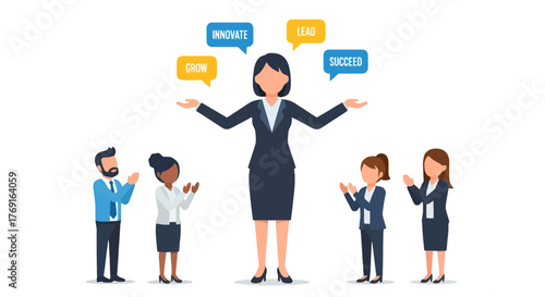 Business Leader Inspires Her Team For Success, Growth, Innovation And Leading the way