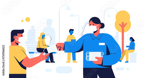 Community Distribution Of Masks To Promote Public Health And Safety During Pandemic