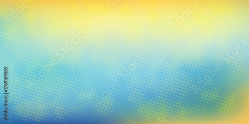 Abstract blurred gradient mesh background in blue and yellow colors of the Ukrainian national flag