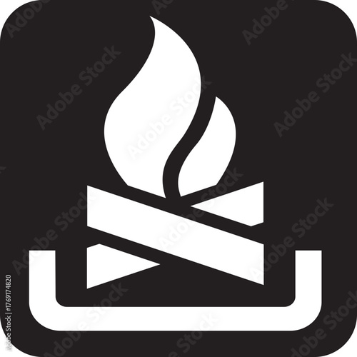 vector fire icon