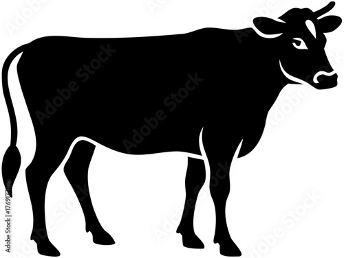 Cow - High Quality Vector Logo - Vector illustration ideal for T-shirt graphic