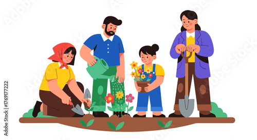 Family Gardening: Nurturing Blossoms Together, Creating A Verdant Oasis of Joyful Moments