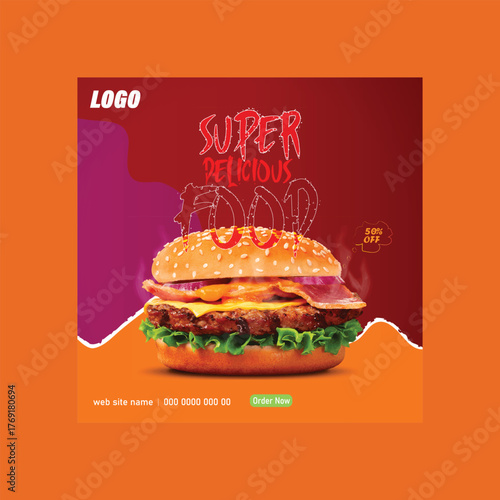 Today’s Special Food Menu Poster and Restaurant Flyer Banner Design Template, Restaurant Food Flyer and Banner Design Template, Modern Restaurant Menu Poster for Cafe and Food Promotion,Fast Food Rest