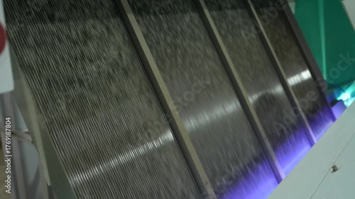 Rice Cleaning Machine Working in Processing Factory – Rice Milling and Sorting