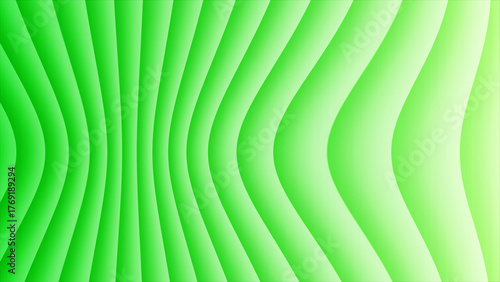 Abstract Green Wavy Lines Background Fresh Spring Green Aesthetic Wallpaper