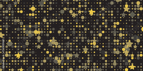 Perfect starry night sky background - vector stars space background