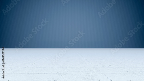 Minimalist architectural style car background rendered in 3D