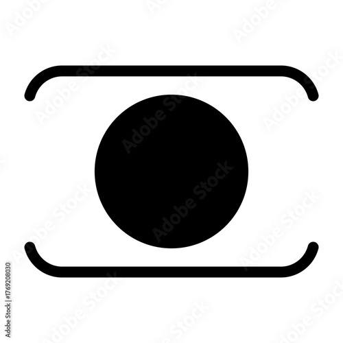 Camera Shutter icon vector. Camera lens illustration sign. diaphragm petals symbol or logo.