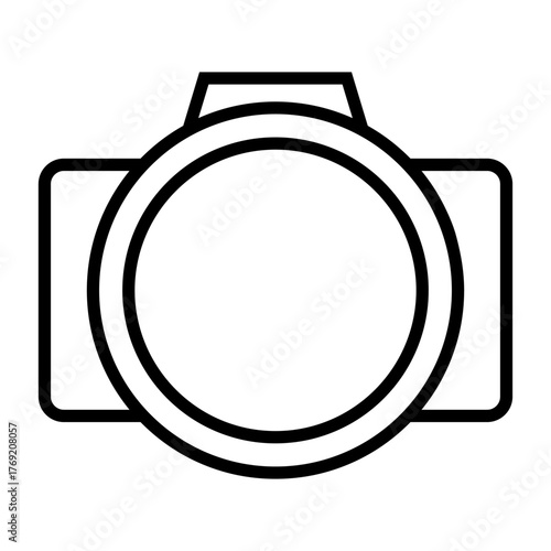 Foto camera icon vector. photo illustration sign. focus symbol. cam logo or mark.
