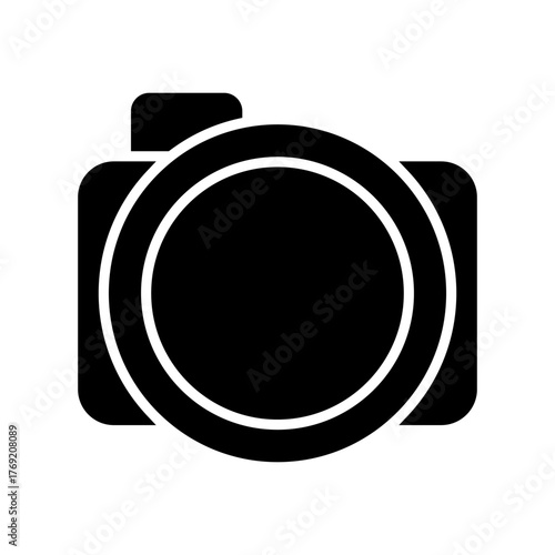 Foto camera icon vector. photo illustration sign. focus symbol. cam logo or mark.