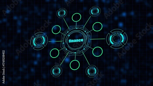 Modern 3D Business Finance Presentation with Dynamic Graphs, Professional Data Animation, Rising Chart, and Corporate Success Visual Template for Company Progress Projects