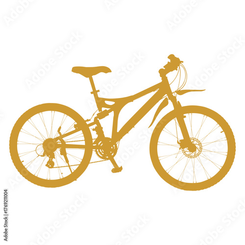 Mountain Bicycle Silhouette