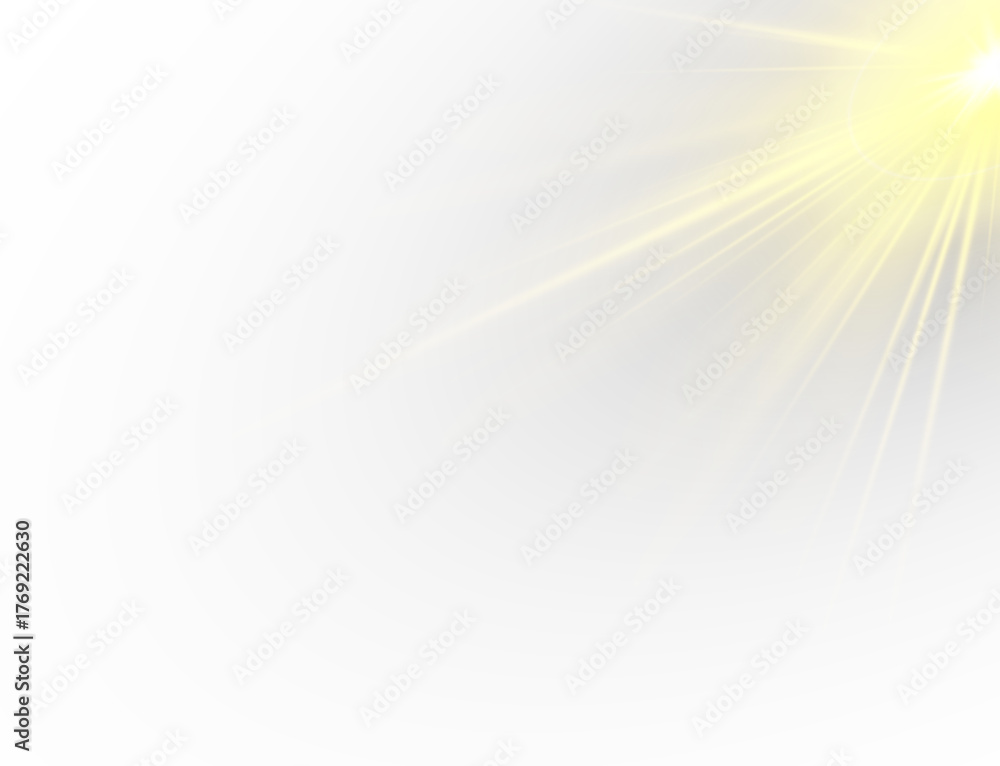 Obraz premium Yellow glowing beam PNG shines brightly with sparkling elegance. Radiant rays add depth and visual interest. Perfect for abstract art, digital projects, or festive compositions.