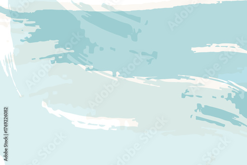  A cloud-like formation of powder blue ink, soft and billowing against a clean white background. Vecter abstract background
