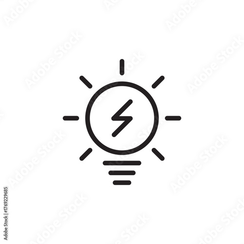 LED lighting icon symbolizing modern efficient illumination, representing advanced energy conservation, specialized industrial lighting solutions, and sustainable cost-saving systems.
