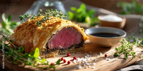 Delicious Beef Wellington with Crispy Pastry and Juicy Center