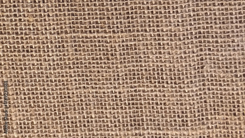 Jute Textile texture. Seamless background. Vector illustration.