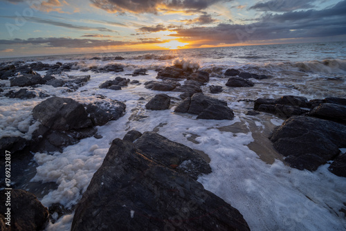 The Adelaide algal bloom at dusk
