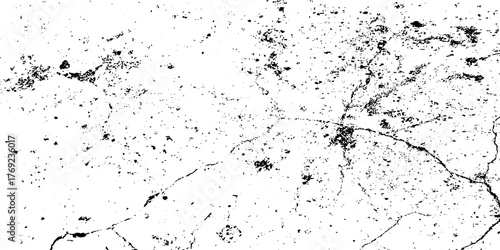Vector Dirt dust isolated on white background and texture old film grainy noise. Grunge texture Distressed Effect. Grungy Background textured effect. Black and white Dust overlay paint, stroke, ink.	