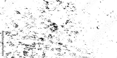 Vector Dirt dust isolated on white background and texture old film grainy noise. Grunge texture Distressed Effect. Grungy Background textured effect. Black and white Dust overlay paint, stroke, ink.	
