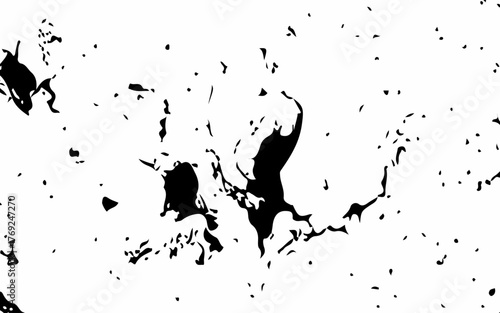 White black grey concrete wall, floor with cracks, texture background, cracked paint	