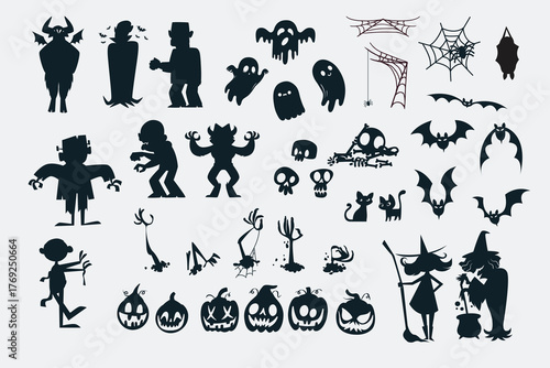 silhouettes of animals