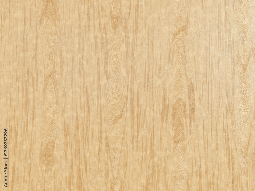 Fototapeta premium Light oak wood with gentle grain patterns and light golden tone.
