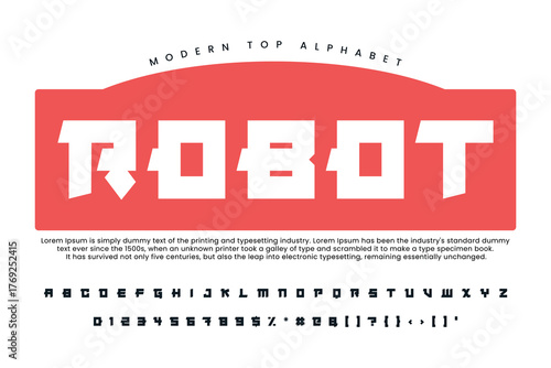 Asian calligraphy style font vector typeface alphabet typeset