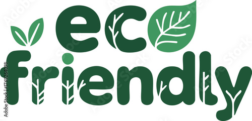 Eco Friendly Branding with Green Leaves