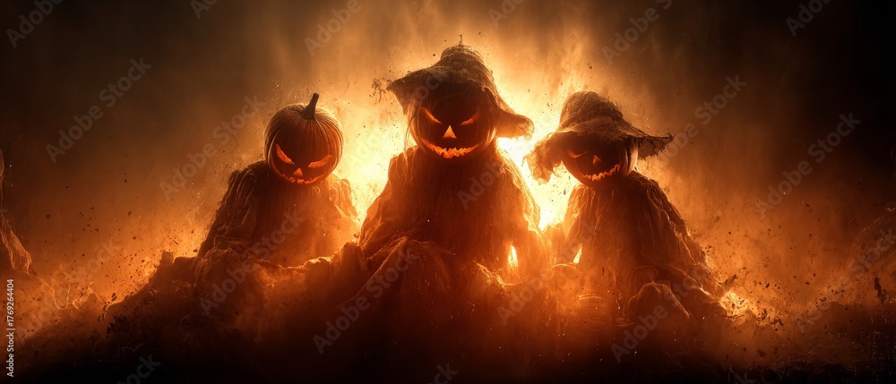 Charming halloween evening: kids revel in the spirit of the seas