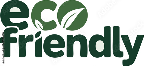 Eco Friendly Branding with Green Leaves