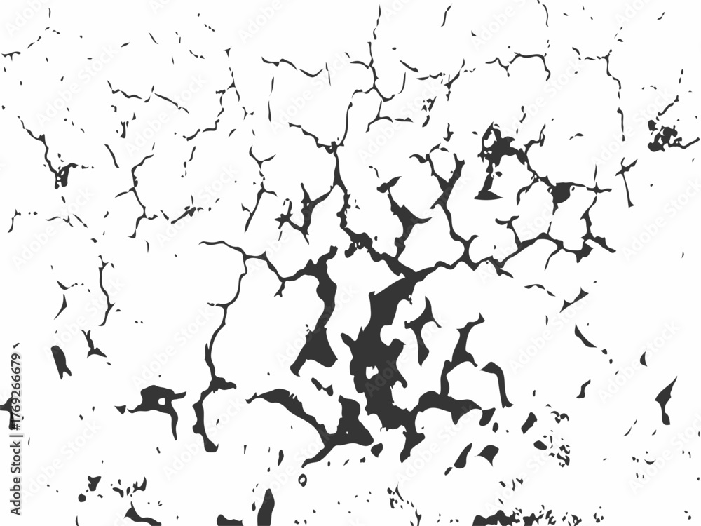 Fototapeta premium black and white background. a black and white image of a cracked wall, cracked white paint on a white background, a black and white drawing of a cracked wall, background with cracks