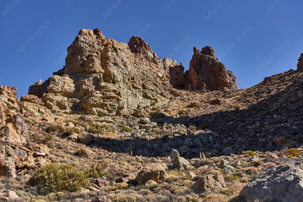 Fototapeta premium Rock formation at Roques de García